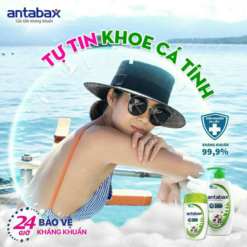 Sữa tắm antabax hương Trà Xanh