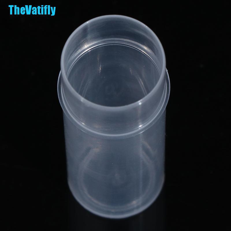 Bộ 10 Ống Nhựa Kiểm Tra Mẫu Thử Có Nắp Tiện Dụng