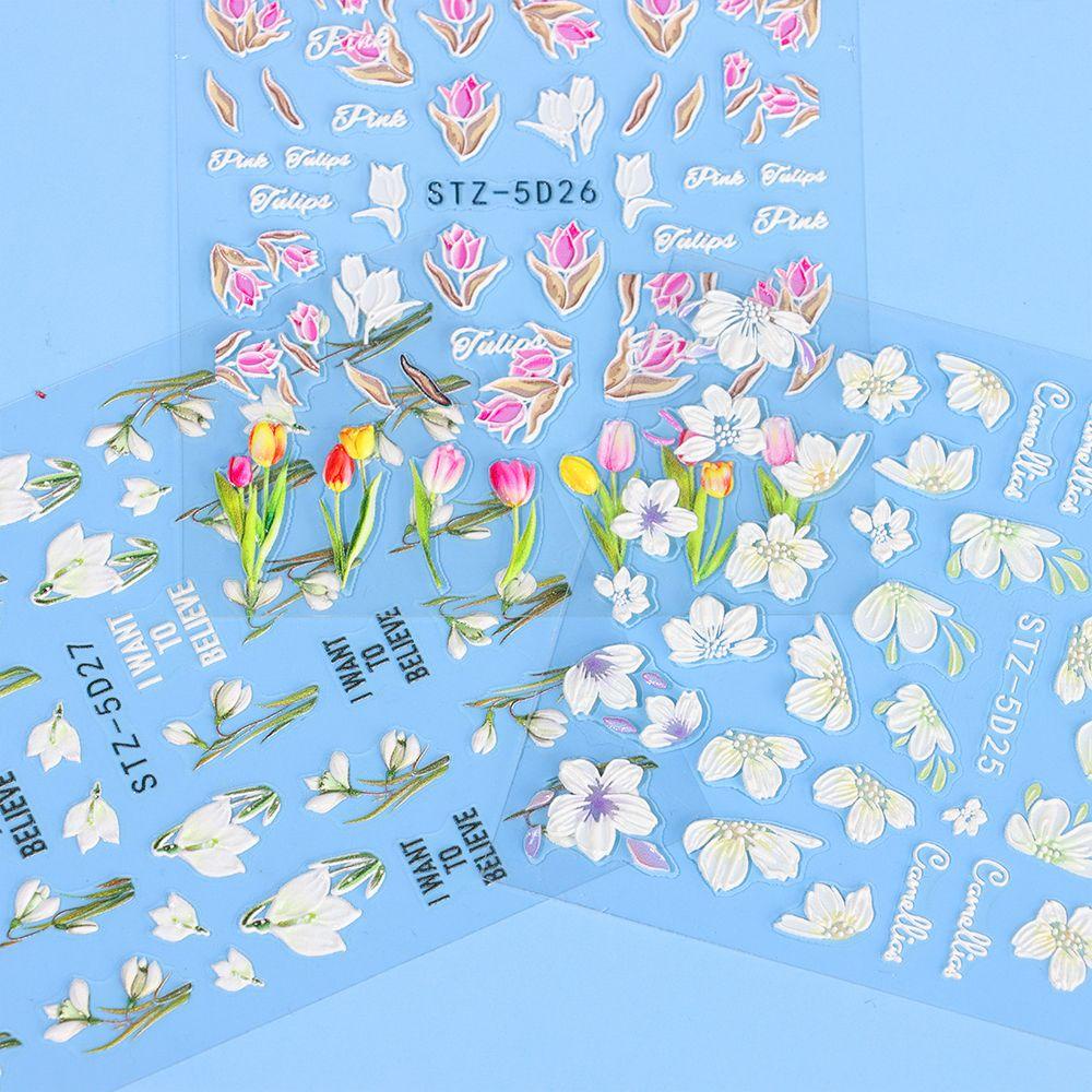 HS Miếng Dán Trang Trí Móng Tay Nghệ Thuật DIY