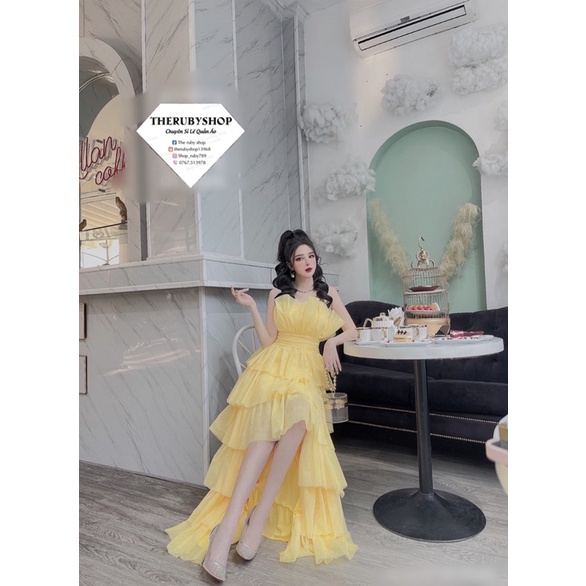 Đầm công chúa tầng dài