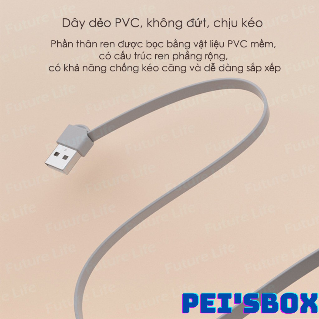 Sạc Dự Phòng 10000mAh P317 đi kèm với cáp sạc hỗ trợ sạc nhiều thiết bị cùng lúc