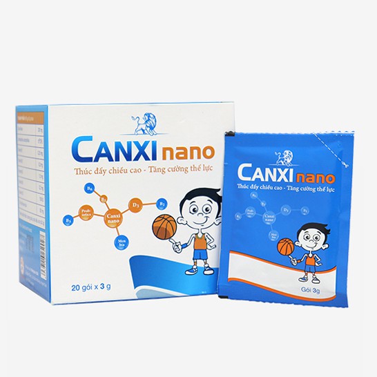 Cốm Canxi nano – Vị ngon dễ uống giúp phát triển chiều cao, tăng khả năng hấp thu dinh dưỡng (Hộp 20 gói)