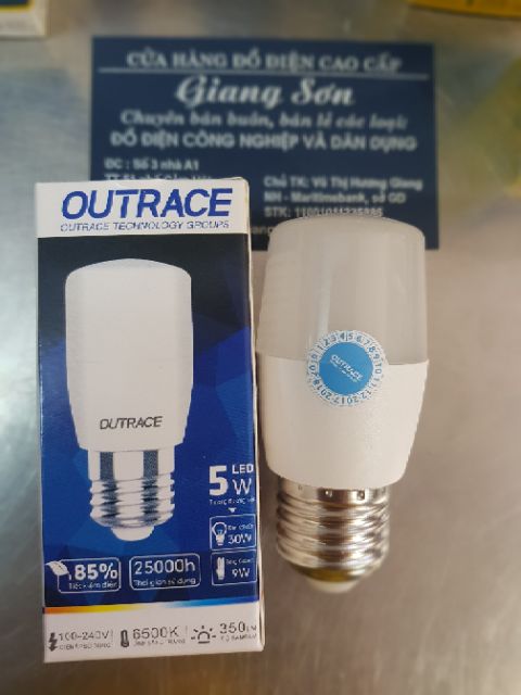 BÓNG ĐUI XOÁY E27 LED OUTRACE 5W - 9W - 15W