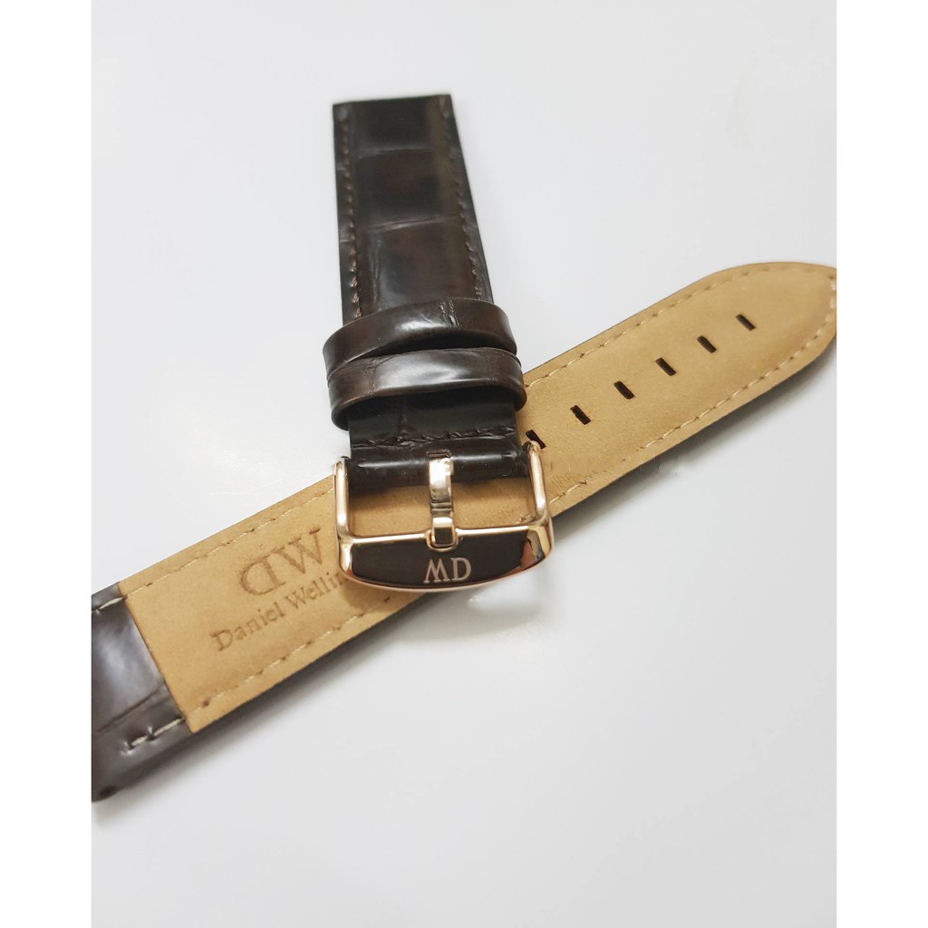 [CHUẨN CÓ LOGO] Dây đồng hồ da Dw ĐỦ SIZE TỪ 12MM ĐẾN 20MM