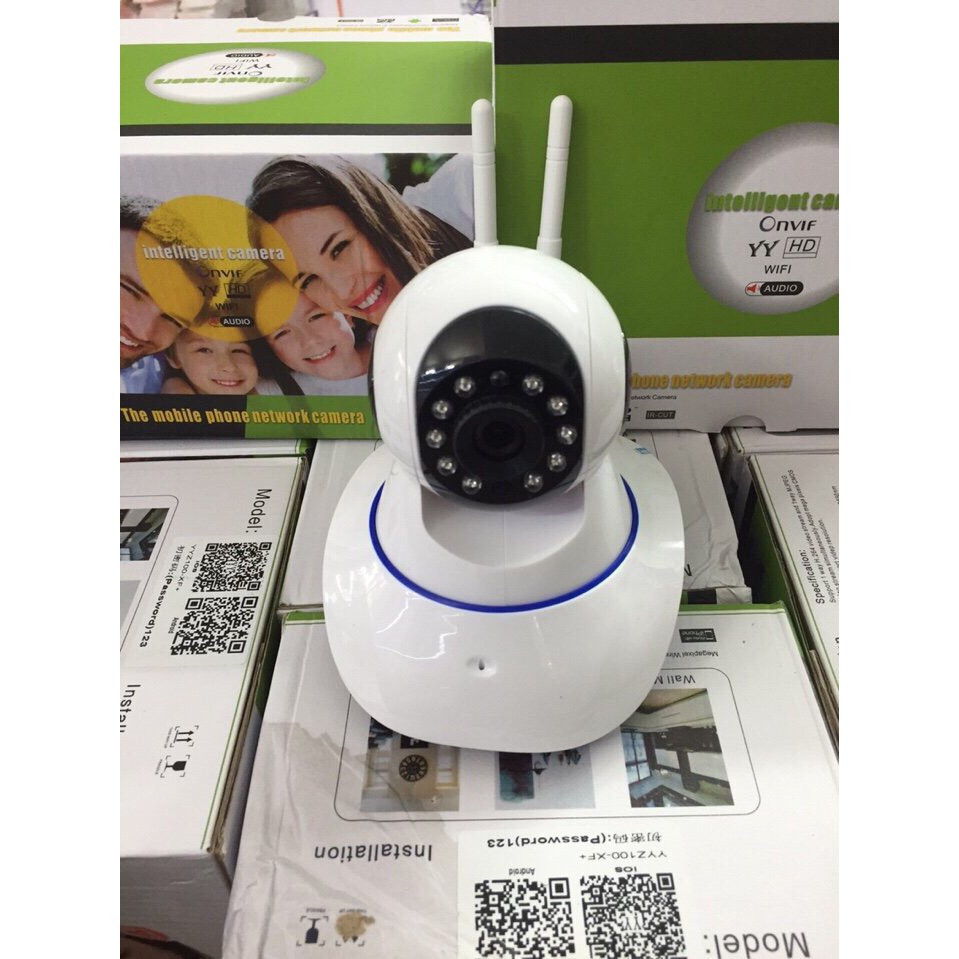 Camera 3 râu IP wifi ONVIF độ phân giải HD có chức năng IR-cut và WPS xịn xò