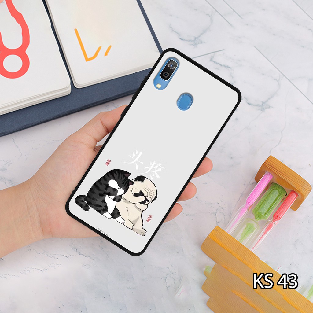 Ốp lưng SamSung A10/A20/A30/A40 in hình Chó mèo siêu đáng yêu, độc, lạ_KINGSTORE.HN_Ốp SS A10/A20/A30/A40