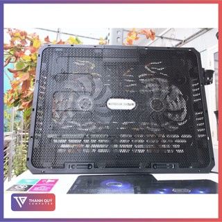 Đế Tản Nhiệt Laptop M2 2FAN LED BLUE