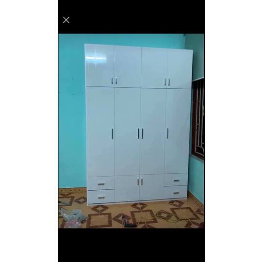 Tủ Nhựa Đài Loan 4 Cánh - Tủ Nhựa Đựng Quần Áo Giá Tốt Nhất