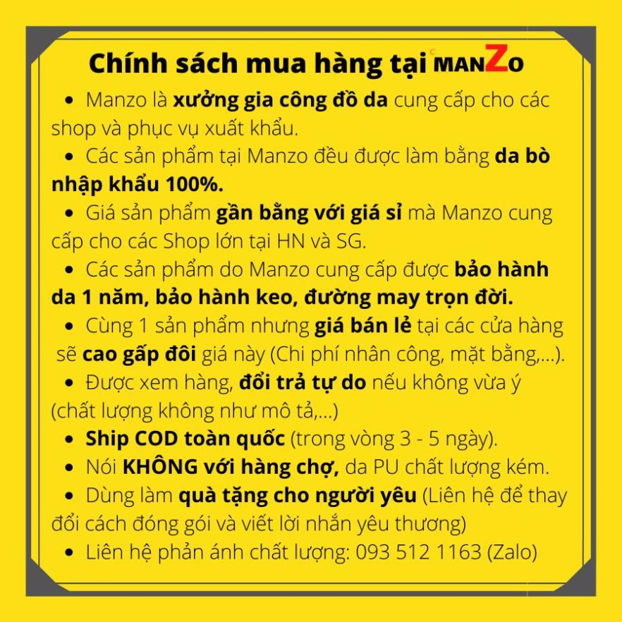 [DA THẬT] Giày lười công sở cao cấp da bò cao cấp màu đen - Manzo GL-307 | BigBuy360 - bigbuy360.vn