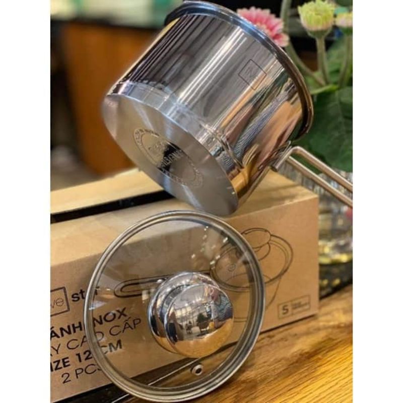 Quánh inox 3 đáy Five star 12/14/16 CM