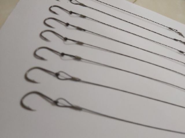 Dây cáp câu cá kèm sẵn lưỡi