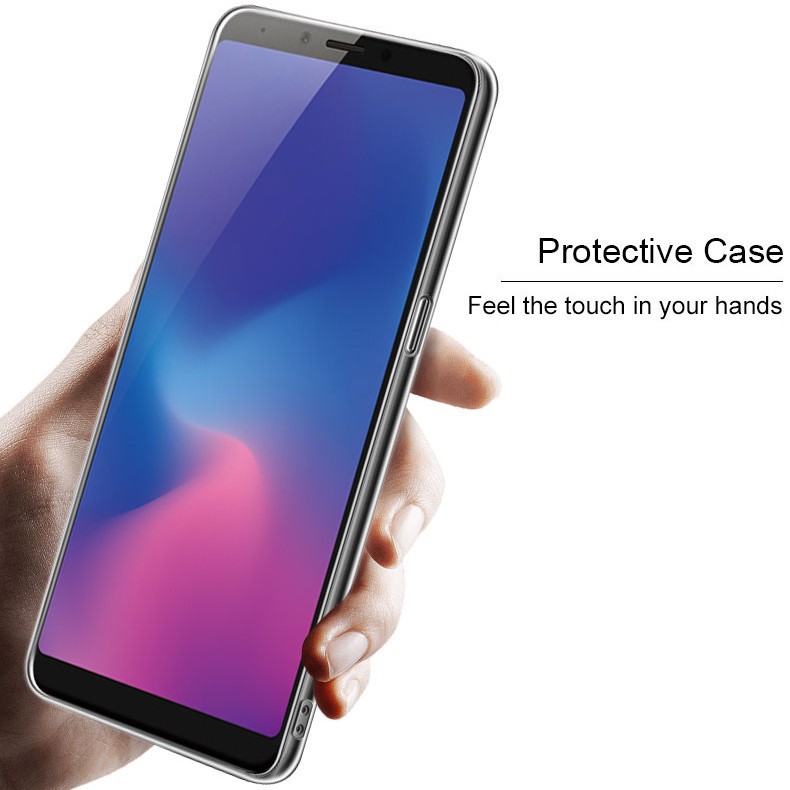 Ốp lưng silicon dẻo trong suốt cho Samsung Galaxy A6s mỏng 0.6mm chính hãng Ultra Thin