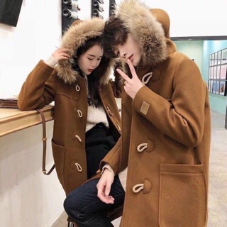 Bán mãi không biết chán. Hot lắm cơ. Áo khoác dạ khuy sừng mũ lông dày ú ụ luôn. Hàng quảng châu chất siêu dày dặn đẹp ạ