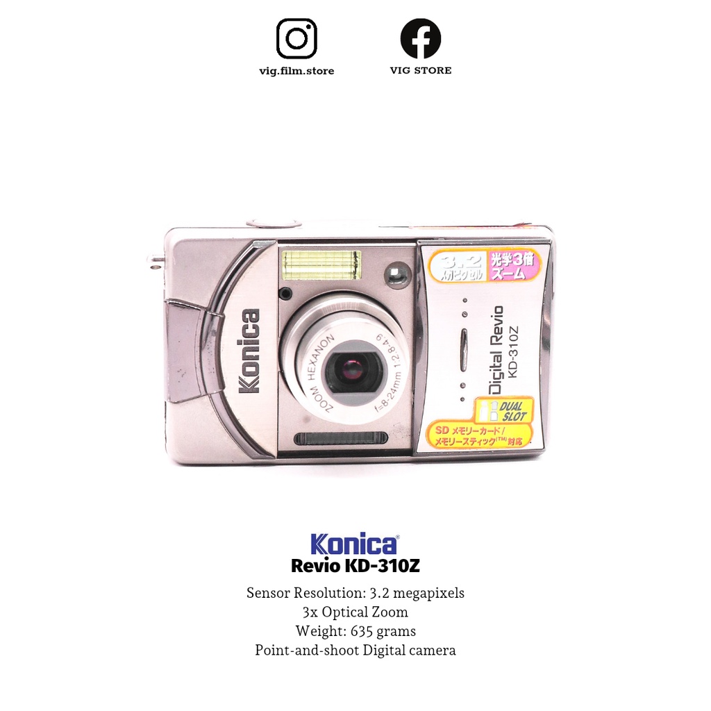 Máy ảnh kỹ thuật số KONICA DIGITAL REVIO KD-310Z