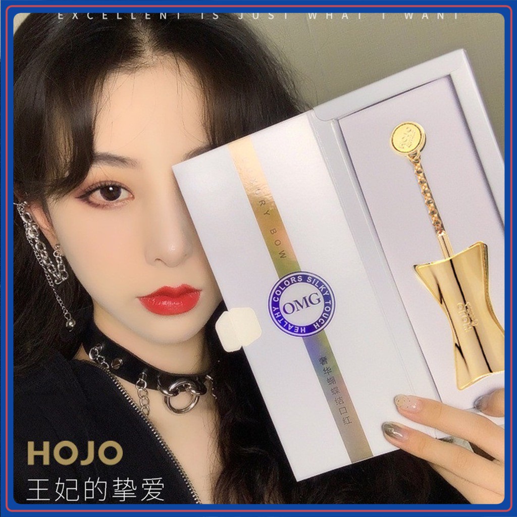 [Hàng Có Sẵn] Son Hojo Cao Cấp Nơ Vàng, Chất Son Đẹp, Sáng Bóng | BigBuy360 - bigbuy360.vn