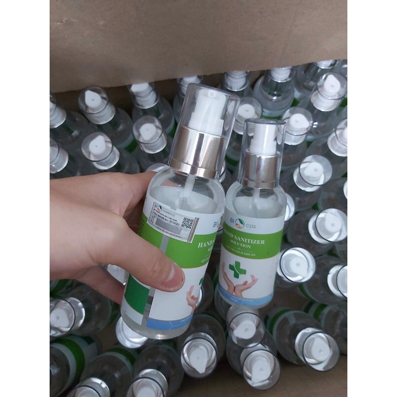 NƯỚC RỬA TAY KHÔ BIOCOS HÀNG CHÍNH HÃNG CÓ TEM CHỐNG HÀNG GIẢ loại 150ml