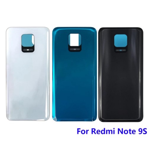 Nắp lưng Xiaomi Redmi Note 9S / Note 9 Pro 4G  - Chất liệu kính - Tặng kèm keo