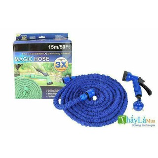 Bộ vòi xịt tăng áp giãn nở Chính hãng  MAGIC HOSE loại 15 m.