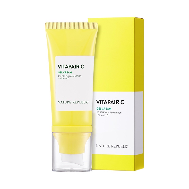 Gel dưỡng sáng da chiết xuất Vitamin C NATURE REPUBLIC Vitapair C Gel Cream 50ml