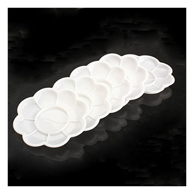 Set 5 Đĩa Nhựa Trộn Màu Vẽ Tranh Chuyên Dụng