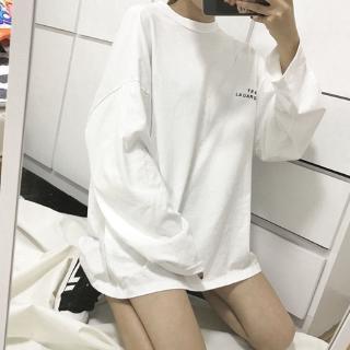Áo thun dài tay dáng rộng thời trang cá tính cho cặp đôi