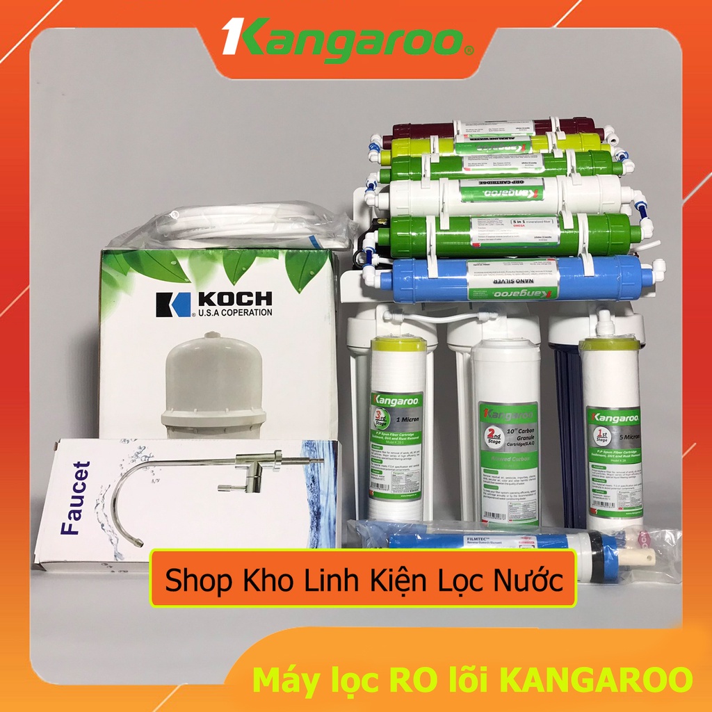 Máy Lọc Nước RO lõi Kangaroo 10 Cấp đèn UV