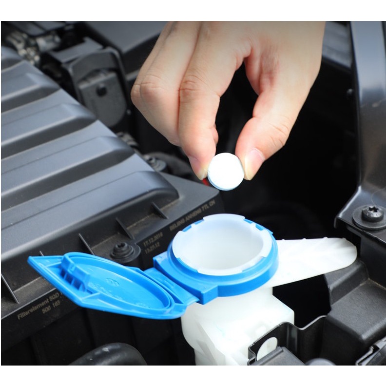 Viên Sủi Vệ Sinh Kính Xe Hơi Tiện Lợi