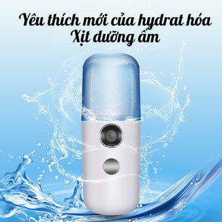 Máy phun sương nano xông hơi mặt sạc USB giữ ẩm cho da