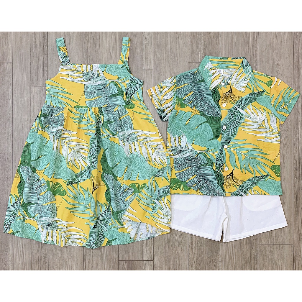 ĐẦM/SET BỘ VẢI ĐÔI SIÊU ĐÁNG YÊU CHO BÉ 13-37KG