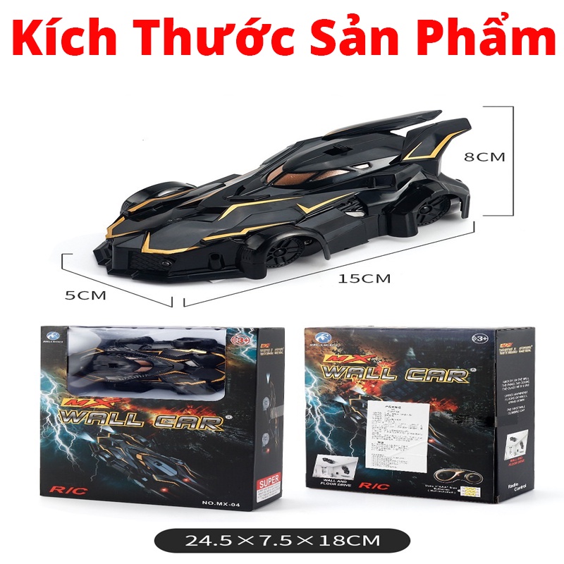Xe điều khiển từ xa ô tô leo tường, đồ chơi thông minh cho bé và trẻ em