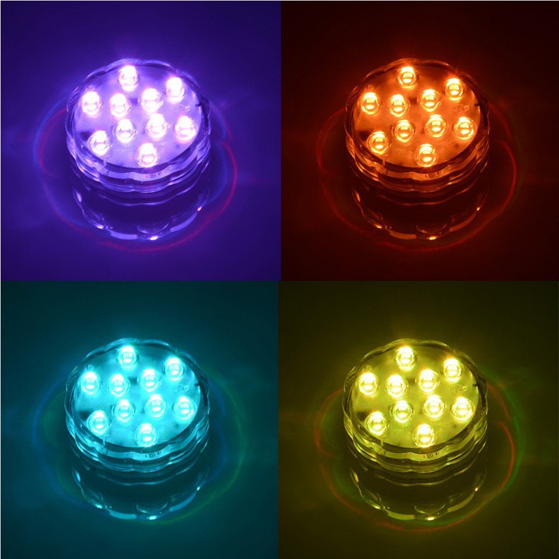 Đèn Led 10 Bóng Trang Trí Bể Cá Kèm Điều Khiển Từ Xa