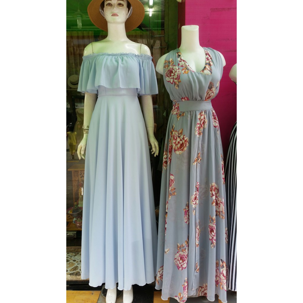 Đầm maxi trễ bèo sang trong, dễ thương- kèm hình thật và khách | BigBuy360 - bigbuy360.vn