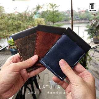 [100% DA BÒ THẬT-BH 12 THÁNG] VÍ SEN HANDMADE