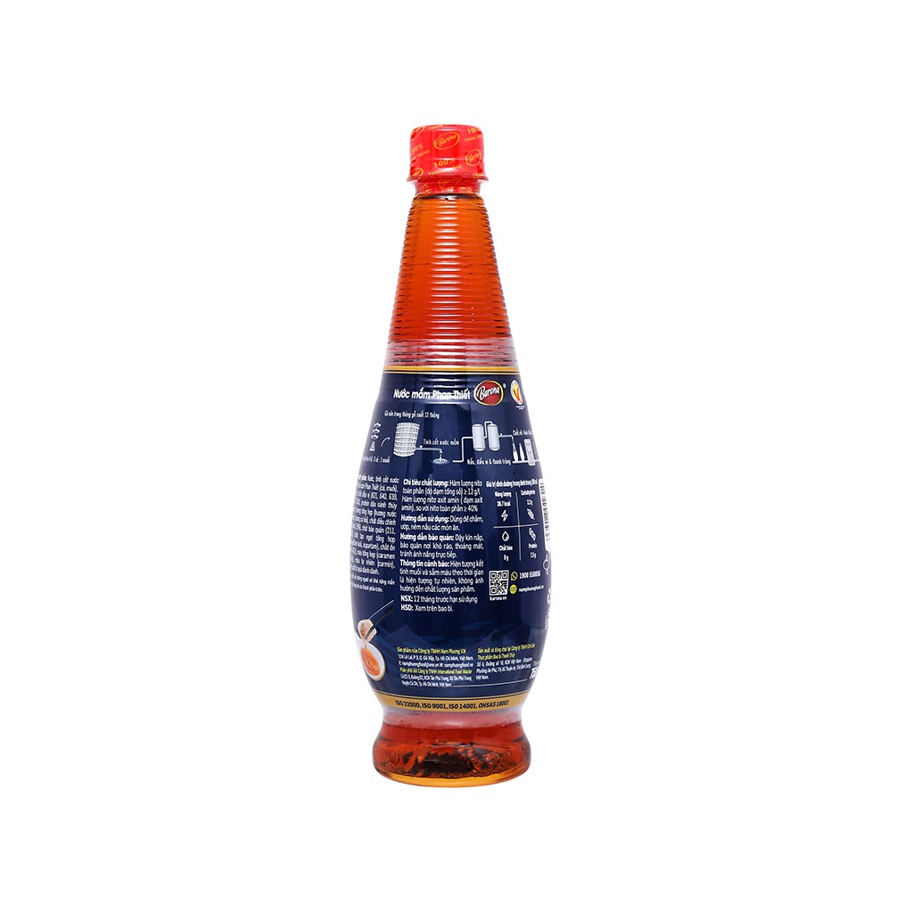 Nước Mắm Phan Thiết Barona 12 Độ Đạm - 750ml