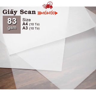 Giấy vẽ SCAN 83gsm (xấp 10 tờ) hãng Gateway loại dày, Imaging Series Tracing Paper