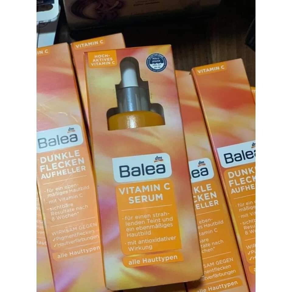 Serum Balea vitamin C dưỡng trắng, sáng da, giảm thâm, đồi mồi, tàn nhang