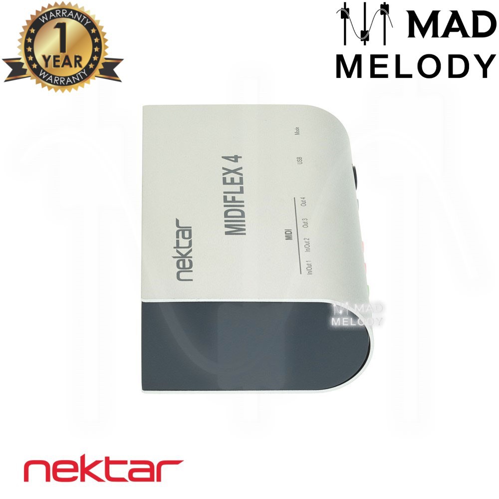 Nektar MIDIFLEX 4 USB MIDI Interface [bộ giao tiếp chuyển đổi MIDI 4 cổng tiện dụng, NEW & chính hãng]