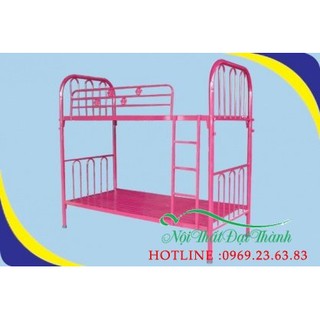 Giường sắt 2 tầng ngang 1m2x2m – gs10