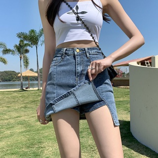 Chân váy denim chữ a thời trang dành cho nữ