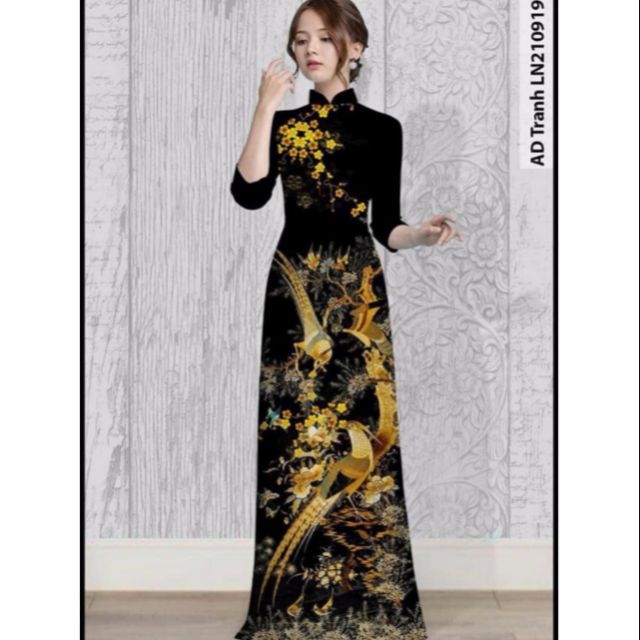 áo dài 3d vải lụa loại 1 xưởng chuyên sỉ và lẻ nhận may áo theo size theo yêu cầu sỉ lẻ kết bạn minh