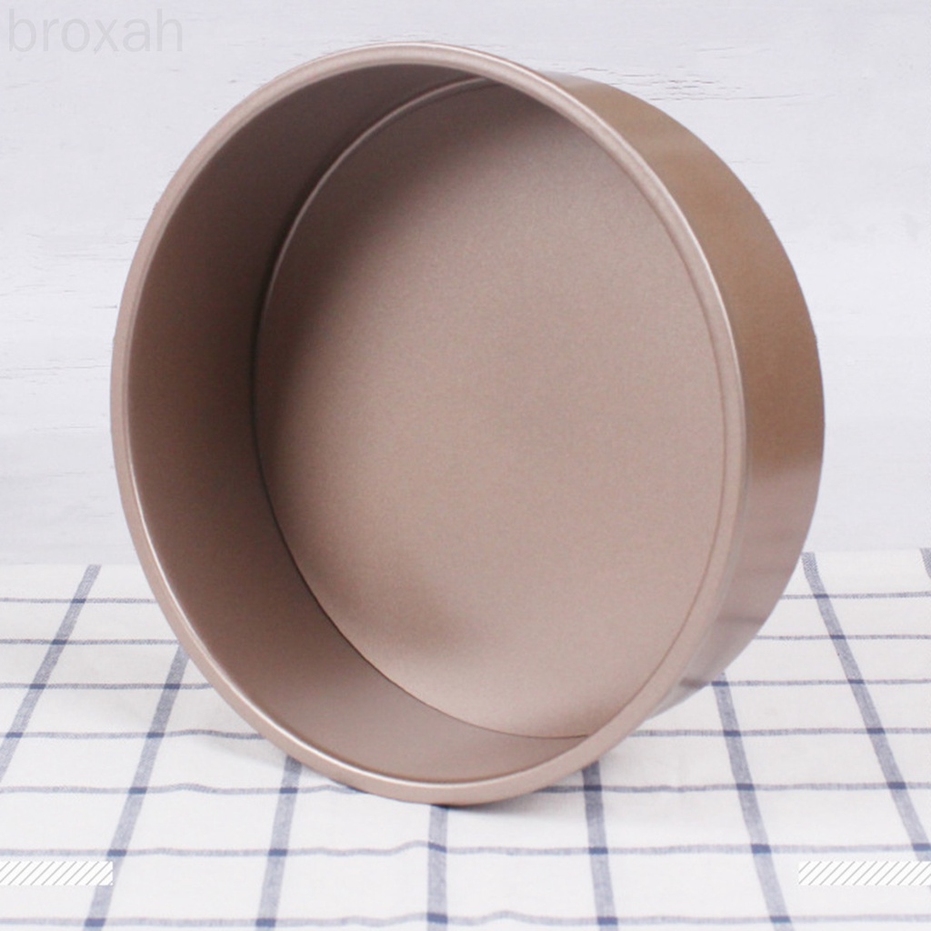 Khuôn nướng bánh bằng thép carbon chống dính màu đen hình tròn có thể tháo rời