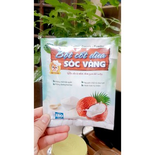 Bột Cốt Dừa Sóc Vàng Gói 50gr - Nấu Chè