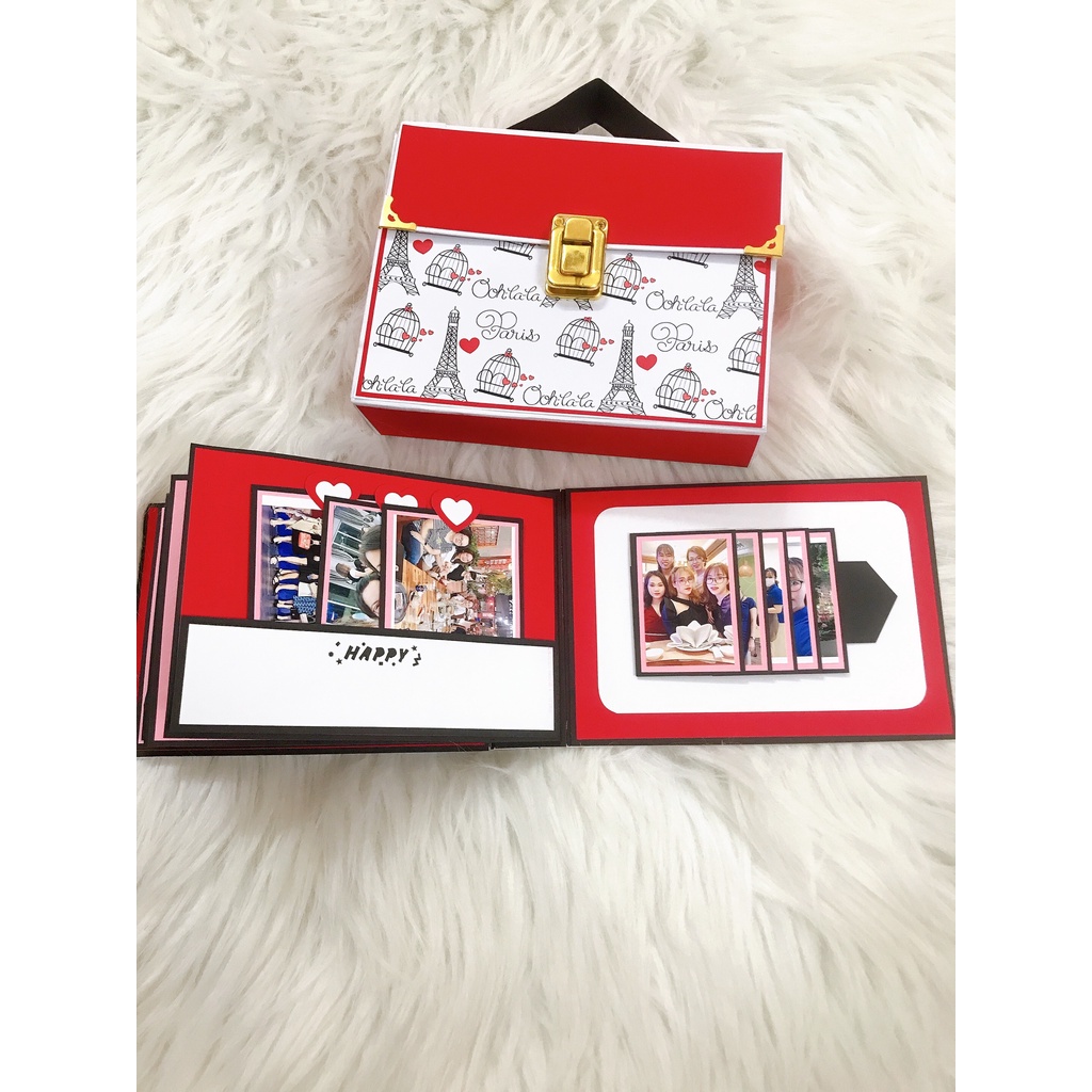 Scrapbook hình chiếc túi xách độc lạ chứ 50 hình