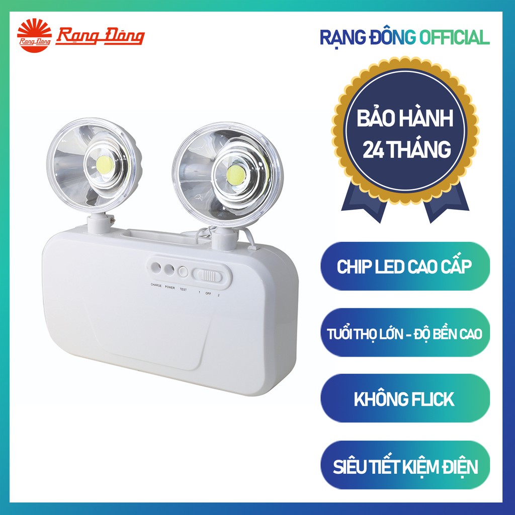 Đèn LED Khẩn cấp 10W Rạng Đông D KC02/10W