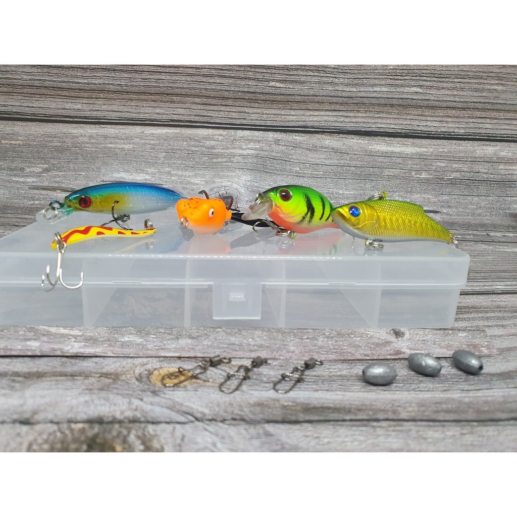 Bộ Combo Mồi Lure 5 Tầng Nước Đầy Đủ S76