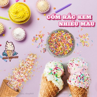 Hũ 250g cốm rắc kem nhiều màu