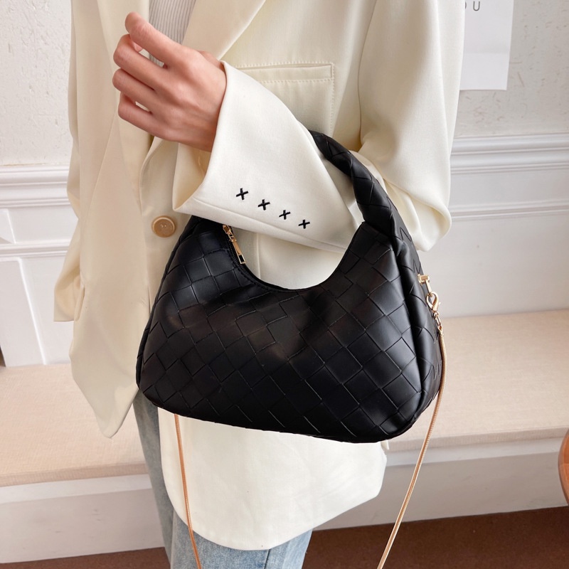 Túi IELGY đeo vai đan dây kiểu Pháp thời trang cho nữ