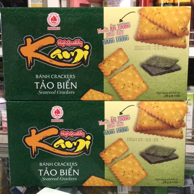 [Mã 77FMCGSALE1 giảm 10% đơn 250K] Bánh Crackers Kami Tảo Biển Hải Hà | BigBuy360 - bigbuy360.vn