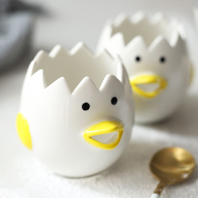 Dụng Cụ Tách Lòng Đỏ Trứng Dễ Thương Hình Gà Con