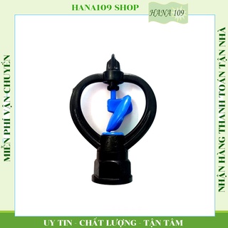 Béc tưới cây phun mưa xoay 360 độ ren trong 21- 27 mm chuyên dùng tươi rau cây ăn trái cây giống, cỏ trổng.
